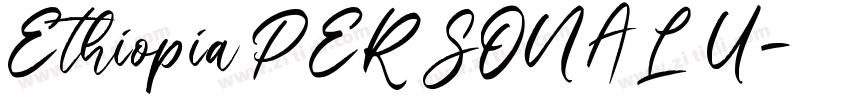 Ethiopia PERSONAL U字体转换